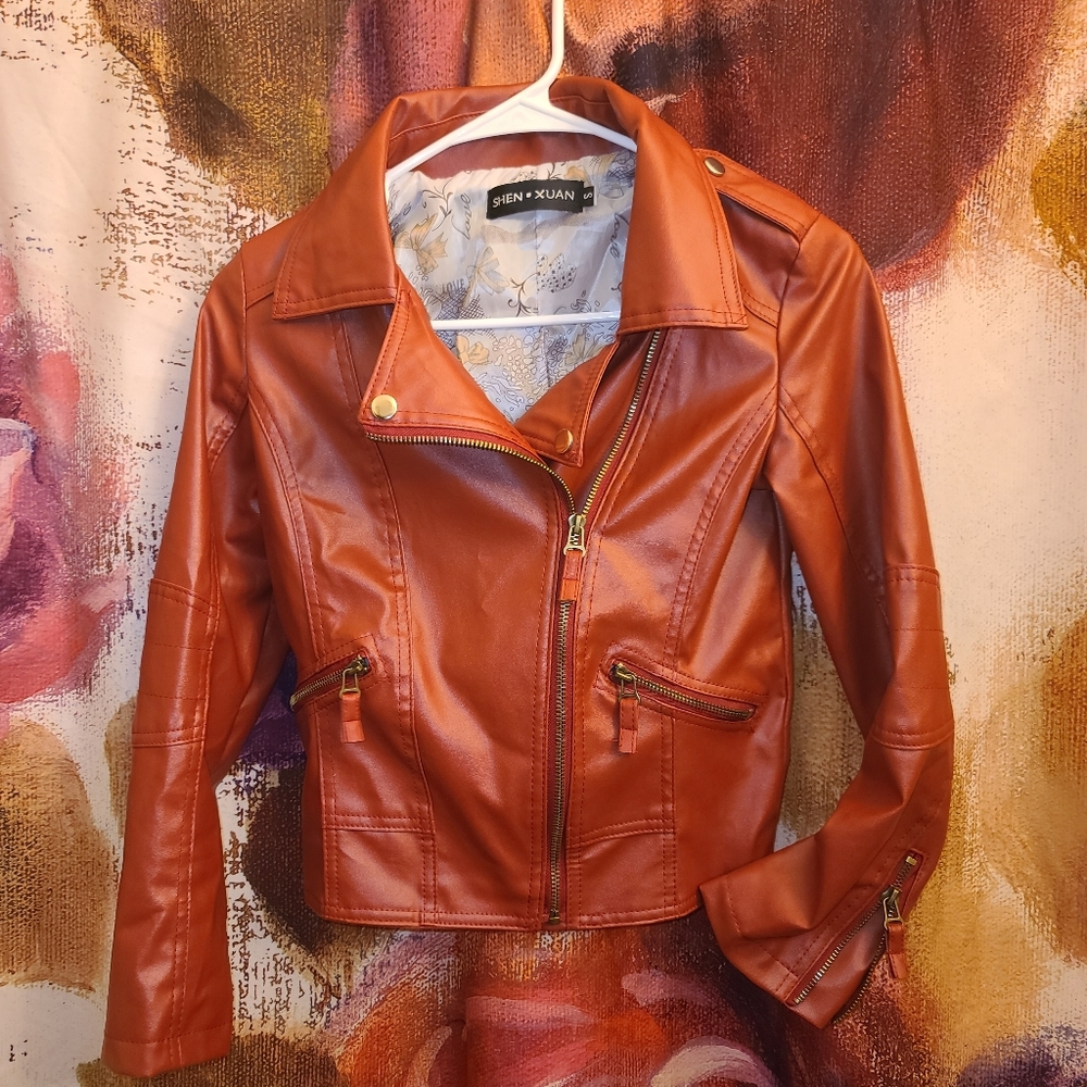 COPY - Red leather lacket